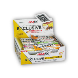 24x exkluzívna proteínová tyčinka 40g - biela čokoláda kokos