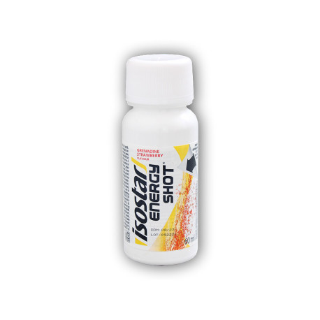 Isostar energy shot kofeín 60ml - granátové jablko a jahoda