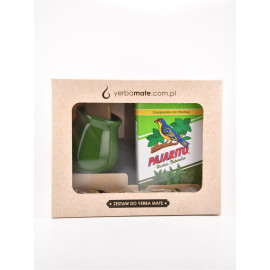 SET s Yerba Mate Pajarito Herbal – hladká zelená