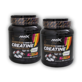 2x Black Line Creatine Creapure 2500mg, 60 žuvacích tabov, Zero Sugar Multi