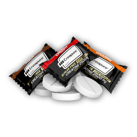 Black Line Creatine Creapure 2500mg žuvacia tableta Zero Sugar Multi - ŠPECIÁLNA PONUKA