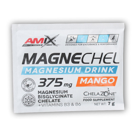 MagneChel magnéziový chelátový nápoj 7g sáčku ŠPECIÁLNA PONUKA - mango