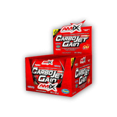 10x CarboJet Gain 50g - ŠPECIÁLNA PONUKA - vanilla