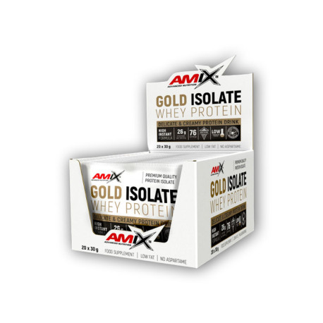 10x Gold Whey Protein Isolate 30g - ŠPECIÁLNA PONUKA - banán