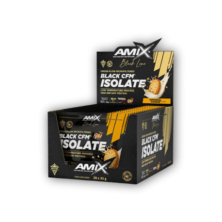 10x Black Line Black CFM Isolate 35g - ŠPECIÁLNA PONUKA - čokoládová torta