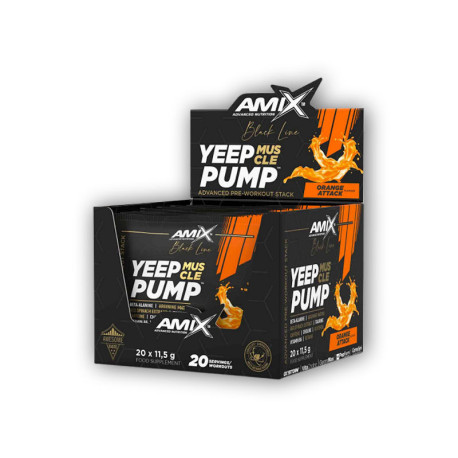 10x Black Line Yeep Pump 11,5g - ŠPECIÁLNA PONUKA - oranžový útok