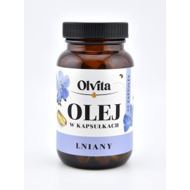 Ľanový olej v kapsulách Olvita - 60