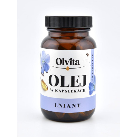 Ľanový olej v kapsulách Olvita - 60