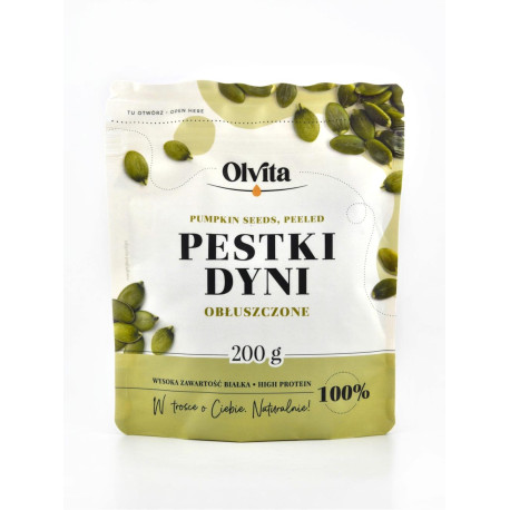 Olúpané tekvicové semienka Olvita - 200g