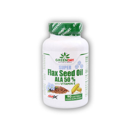 SUPER ľanový olej ALA 50% 1000mg 90 mäkkých gélov