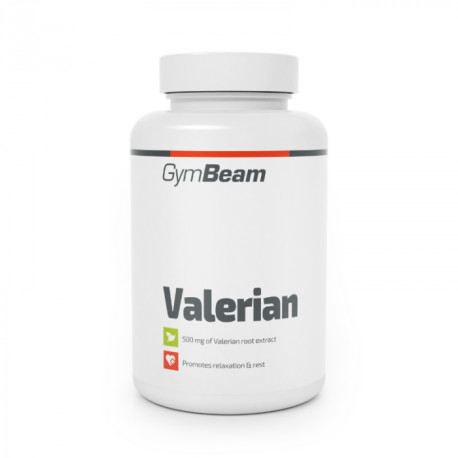 Valeriána lekárska - GymBeam - bez príchute - 60 kaps.
