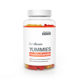 Multivitamínové Yummies - GymBeam - pomaranč citrón čerešňa - 60 kaps.