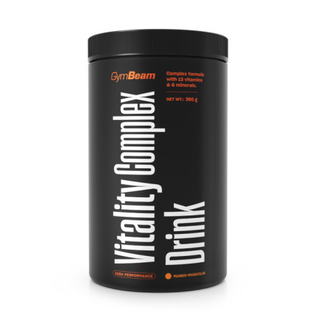 Vitality Complex Drink - GymBeam - mango marakuja - 360 g