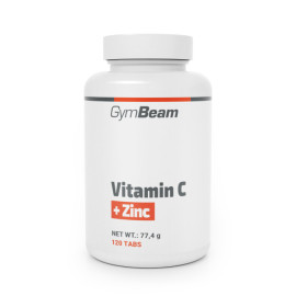 Vitamín C + zinok - GymBeam - 120 tab.
