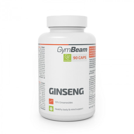 Ženšen - GymBeam - 90 kaps.