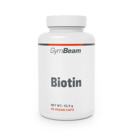 Biotín (vitamín B7) - GymBeam - 90 kaps.
