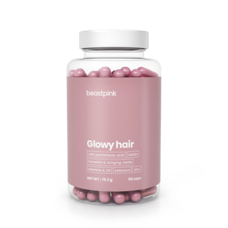 Glowy Hair - BeastPink - 90 kaps.