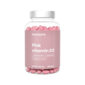 Pink Vitamín D3 2000 IU - BeastPink - 120 kaps.