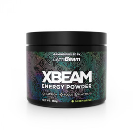 XBEAM Energy Powder - GymBeam - zelené jablko - 360 g