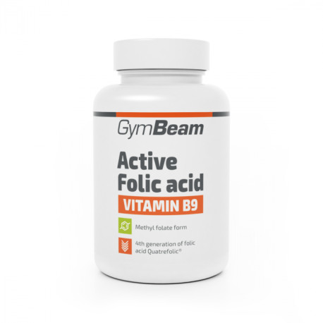 Aktívna kyselina listová (Vitamín B9) - GymBeam - 60 kaps.