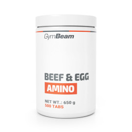 Beef&Egg - GymBeam - bez príchute - 500 tab.