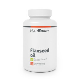 Ľanový olej - GymBeam - 90 kaps.