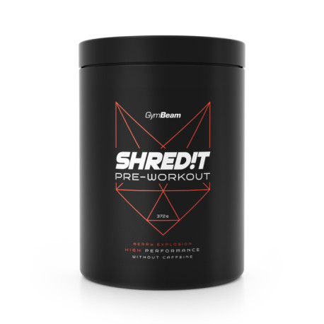 SHRED!T pre-workout - GymBeam - berry explosion - 420 g