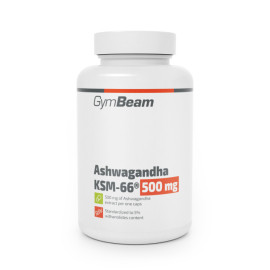 Ashwagandha KSM-66® 500mg - GymBeam - 90 kaps.