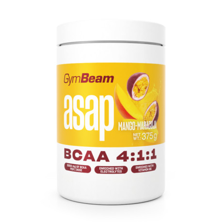 ASAP BCAA - GymBeam - mango marakuja - 375 g