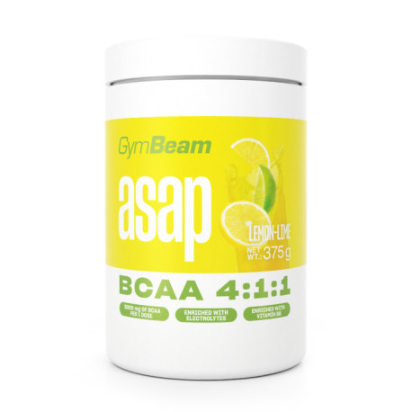 ASAP BCAA - GymBeam - citrón limetka - 375 g