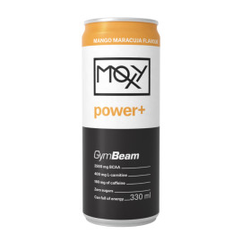 MOXY power+ Energetický nápoj 330 ml - GymBeam - mango marakuja