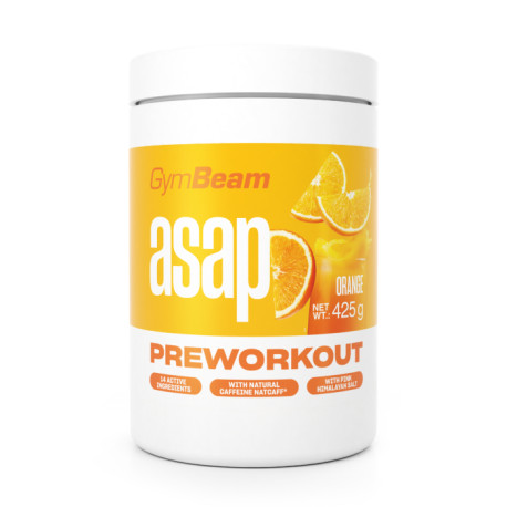 ASAP Pre-Workout - GymBeam - pomaranč - 425 g