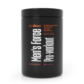 Men‘s Force Pre-Workout - GymBeam - lesné ovocie - 420 g