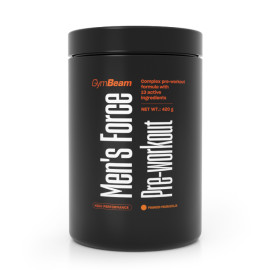 Men‘s Force Pre-Workout - GymBeam - mango marakuja - 420 g
