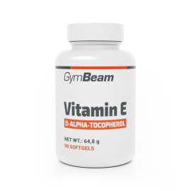 Vitamín E (D-alpha-tokoferol) - GymBeam - 90 kaps.