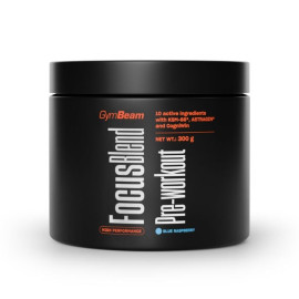Focus Blend Pre-workout - GymBeam - modrá malina - 300 g