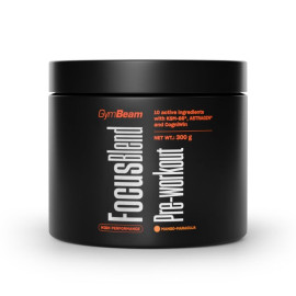 Focus Blend Pre-workout - GymBeam - mango marakuja - 300 g