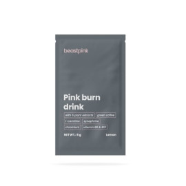 Vzorka Pink burn drink - GymBeam - citrón - 5 g