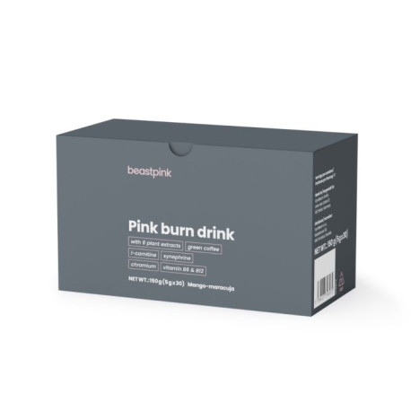 Pink burn drink - GymBeam - mango marakuja - 150 g