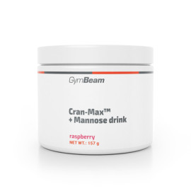 Cran-Max™ + Mannose drink - GymBeam - malina - 157 g