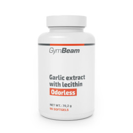 Cesnakový extrakt s lecitínom - GymBeam - 90 kaps.