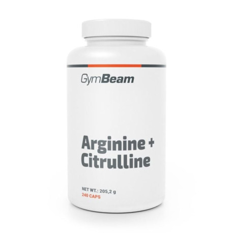 Arginín + Citrulín - GymBeam - 240 kaps.
