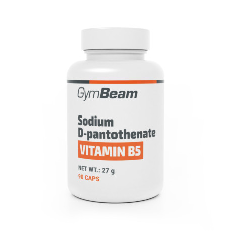 Vitamín B5 (Pantotenát sodný) - GymBeam - 90 kaps.