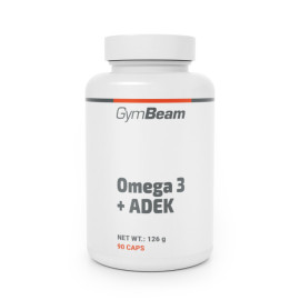 Omega 3 + ADEK - GymBeam - 90 kaps.