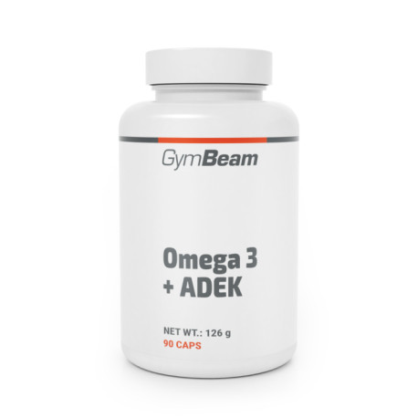 Omega 3 + ADEK - GymBeam - 90 kaps.
