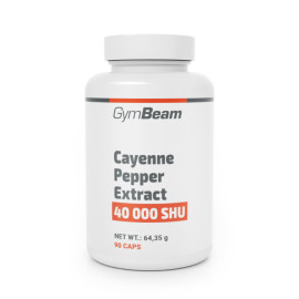 Extrakt z kajenského korenia - GymBeam - 90 kaps.