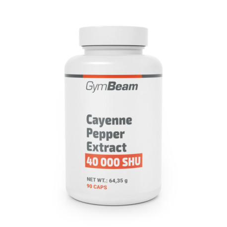 Extrakt z kajenského korenia - GymBeam - 90 kaps.