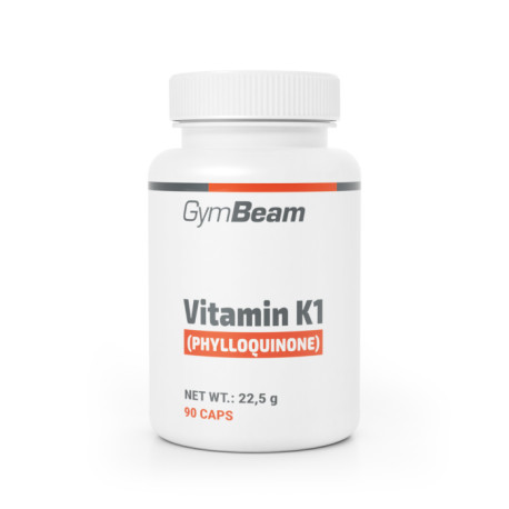 Vitamín K1 (fylochinón) - GymBeam - 90 kaps.