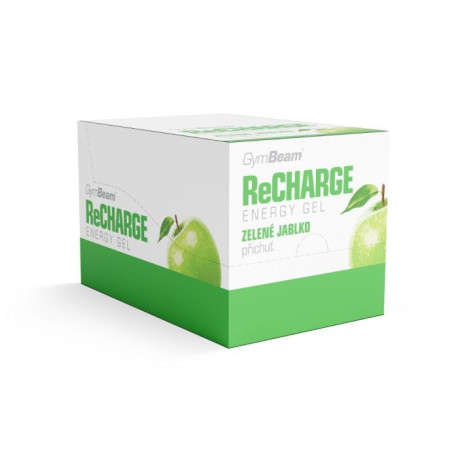 ReCharge Gel - GymBeam - zelené jablko - 16 x 75 g