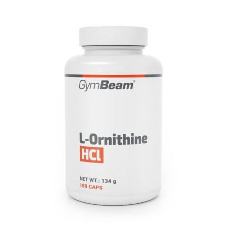 L-Ornitín HCl - GymBeam - 180 kaps.